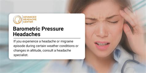 barometric pressure headaches chart.